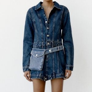 Zara Denim Mini Dress